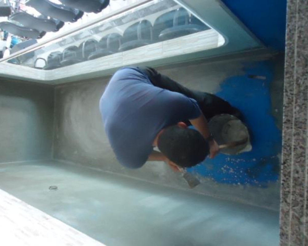 Imagem 20 da galeria impermeabilização de piscina. impermeabilização de piscina com fibra. 