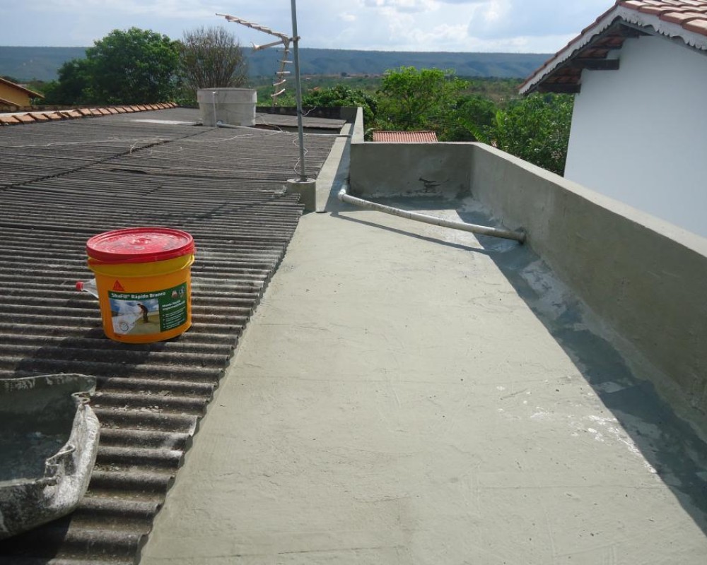 Imagem 14 da galeria Impermeabilização de Calhas. as calhas de concretos precisam de manutenção no minimo uma vez ao o ano.