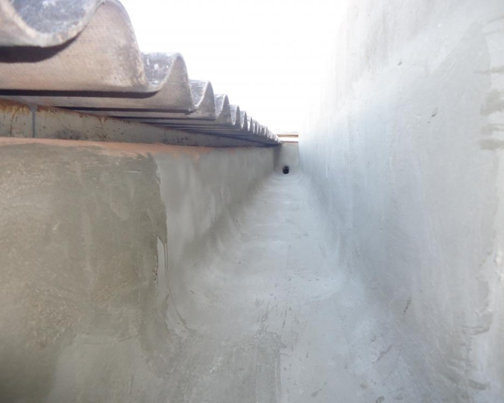 Imagem 56 da galeria Impermeabilização de Calhas. as calhas de concretos precisam de manutenção no minimo uma vez ao o ano.