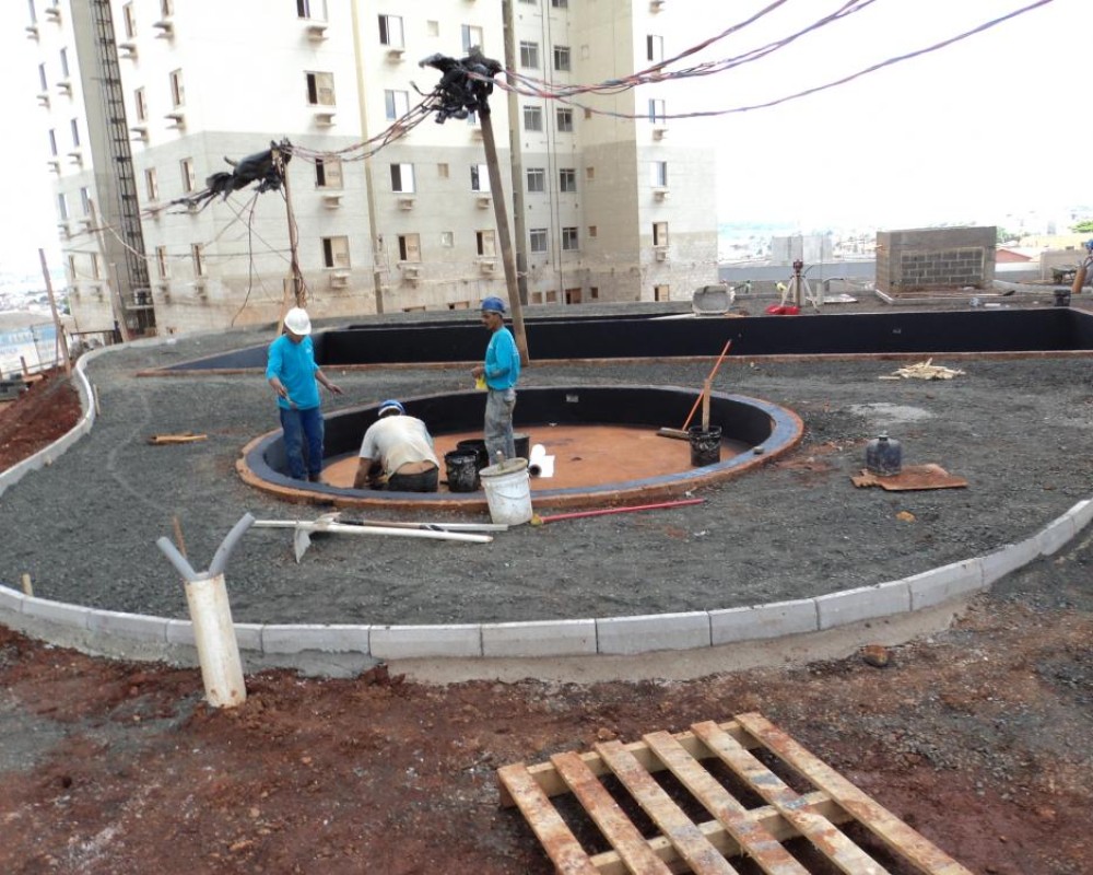 Imagem 25 da galeria Impermeabilização de Piscina, com Manta Liquida Estruturada.