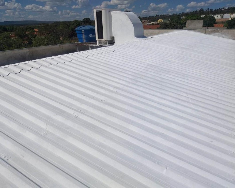 Imagem 20 da galeria Impermeabilização e isolamento térmico de telhado galvanizado. fita multiuso e tinta térmica emborrachada. 
