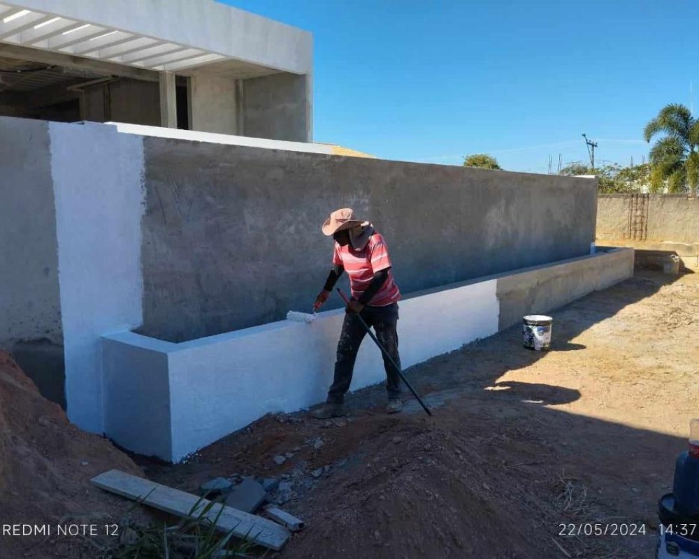 Imagem 10 da galeria Impermeabilização e isolamento térmico para lajes e telhados, com borracha liquida térmica e bidim.