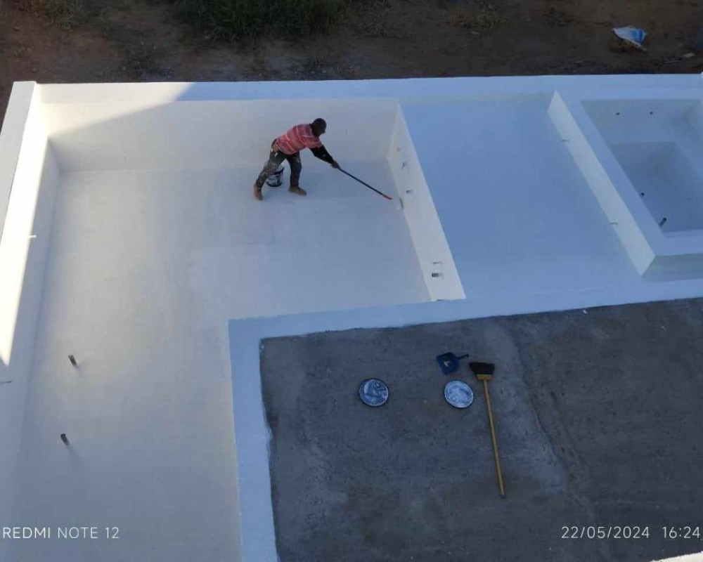 Imagem 4 da galeria Impermeabilização e isolamento térmico para lajes e telhados, com borracha liquida térmica e bidim.