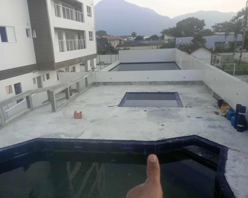 Imagem 29 da galeria Impermeabilização de piscina elevada com manta asfáltica dupla, 3 e 4mm