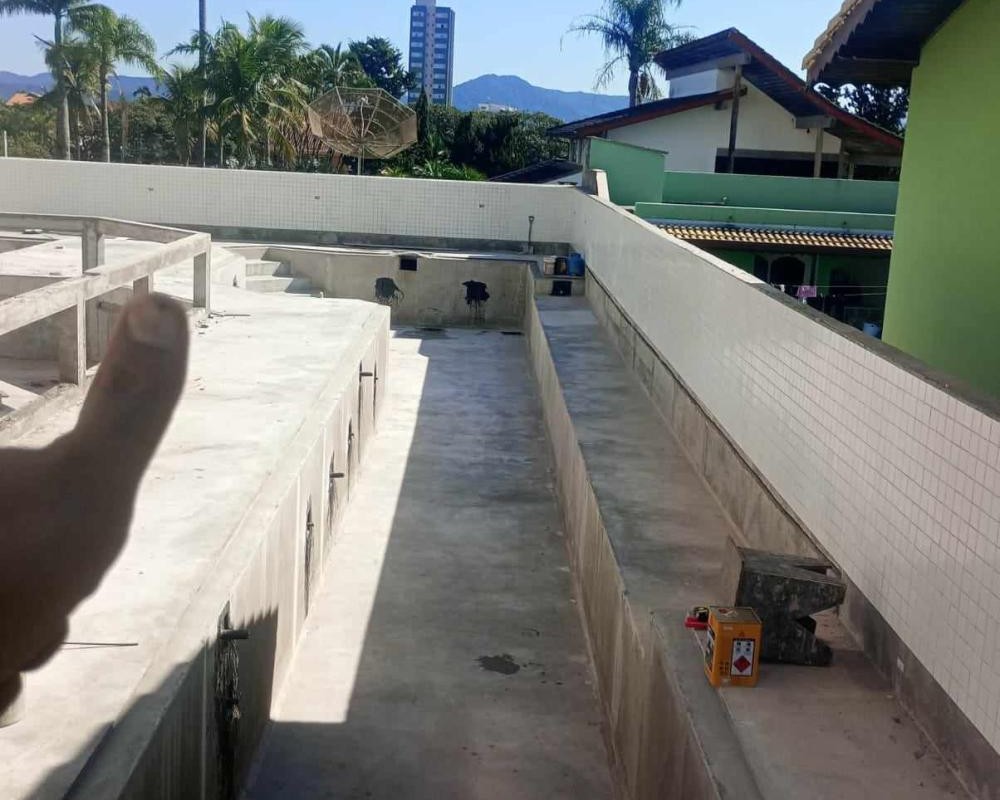 Imagem 6 da galeria Impermeabilização de piscina elevada com manta asfáltica dupla, 3 e 4mm